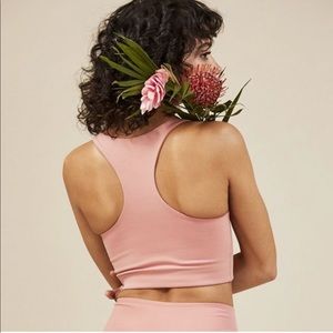 Girlfriend Collective Paloma bra Dusty Pink XS